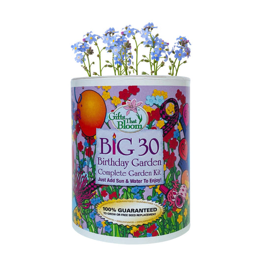 Big 30 Birthday  Garden Grocan Seed Kit
