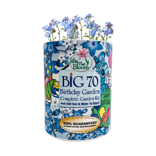 Big 70 Birthday Garden Grocan Seed Kit