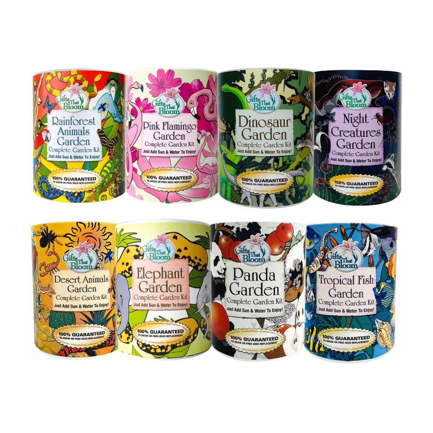 Zoo Animal Garden Grocan  Pre-Pack #1 Seed Kit