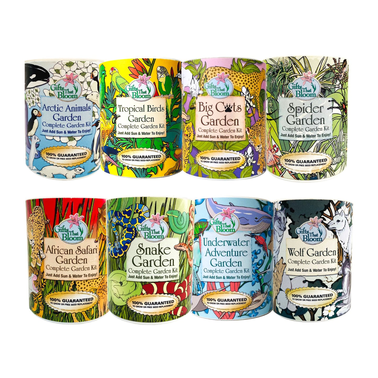 Zoo Animal Garden Grocan Pre- Pack #2 Seed Kit