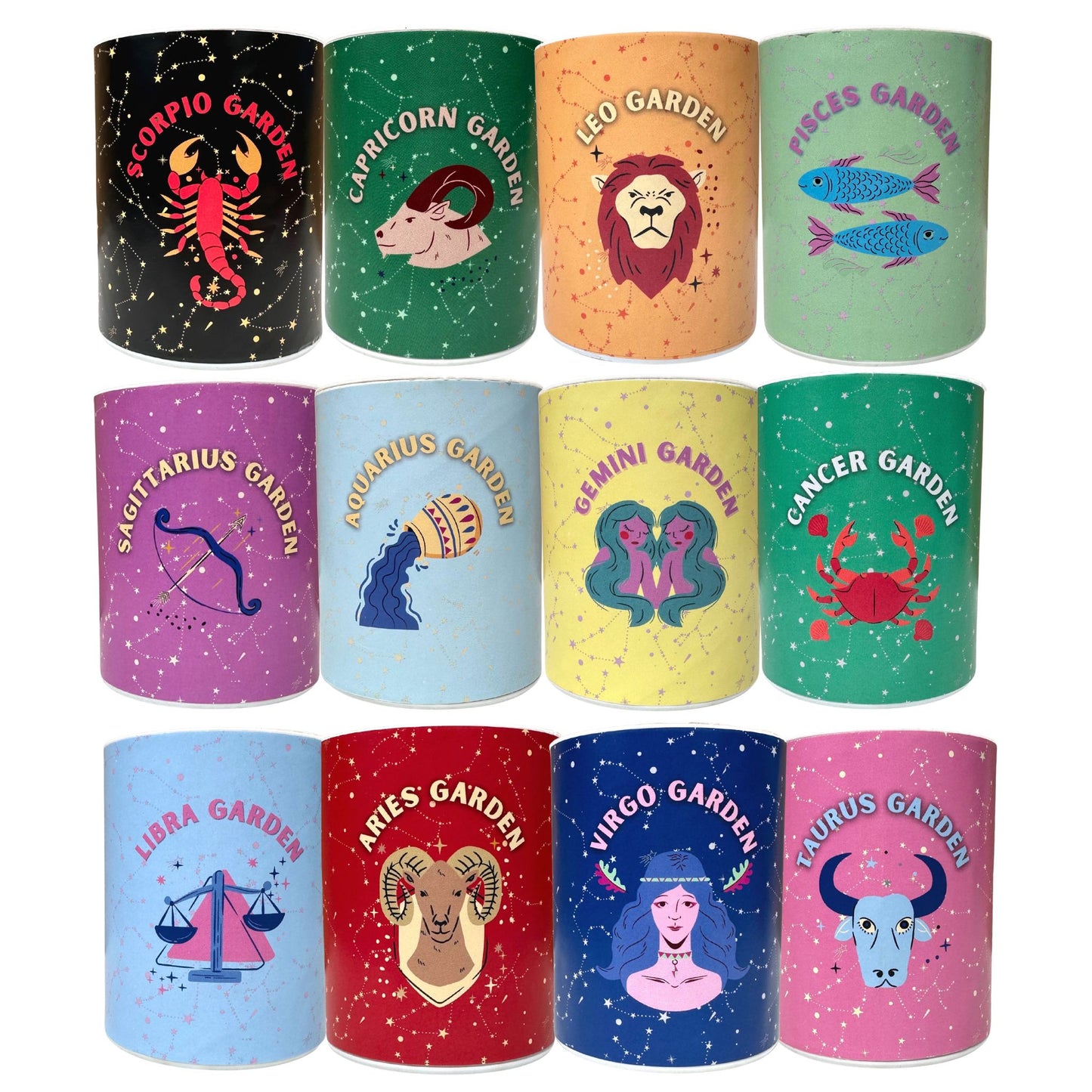 Zodiac Garden Grocan Pre-Pack Seed Kits