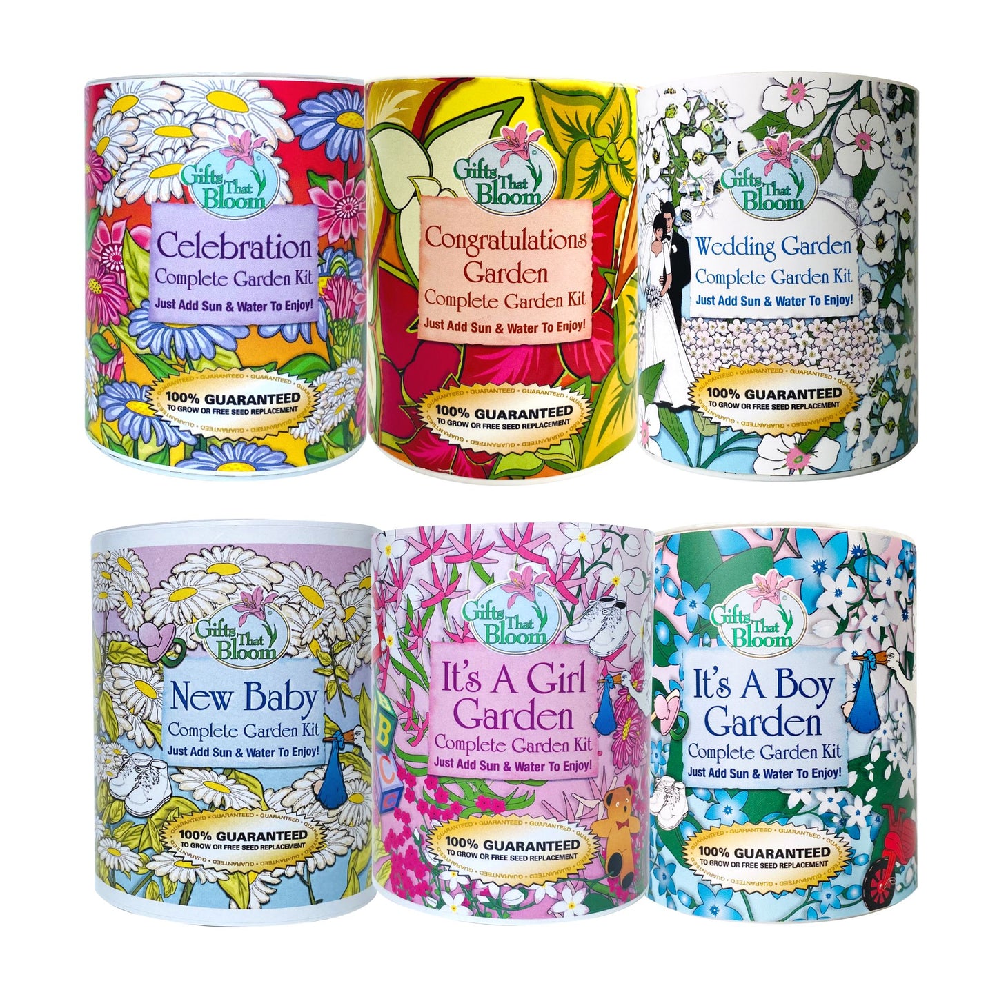 Celebration Grocan Pre-Pack Seed Kits