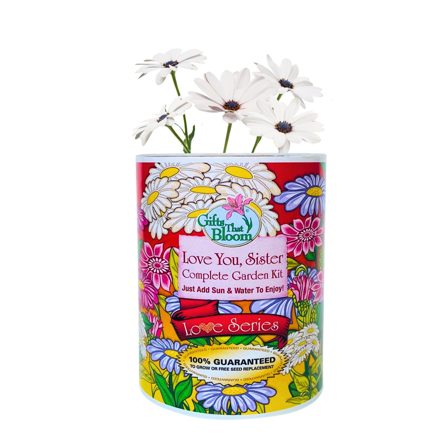 Love You  Sister Garden Grocan Seed Kit