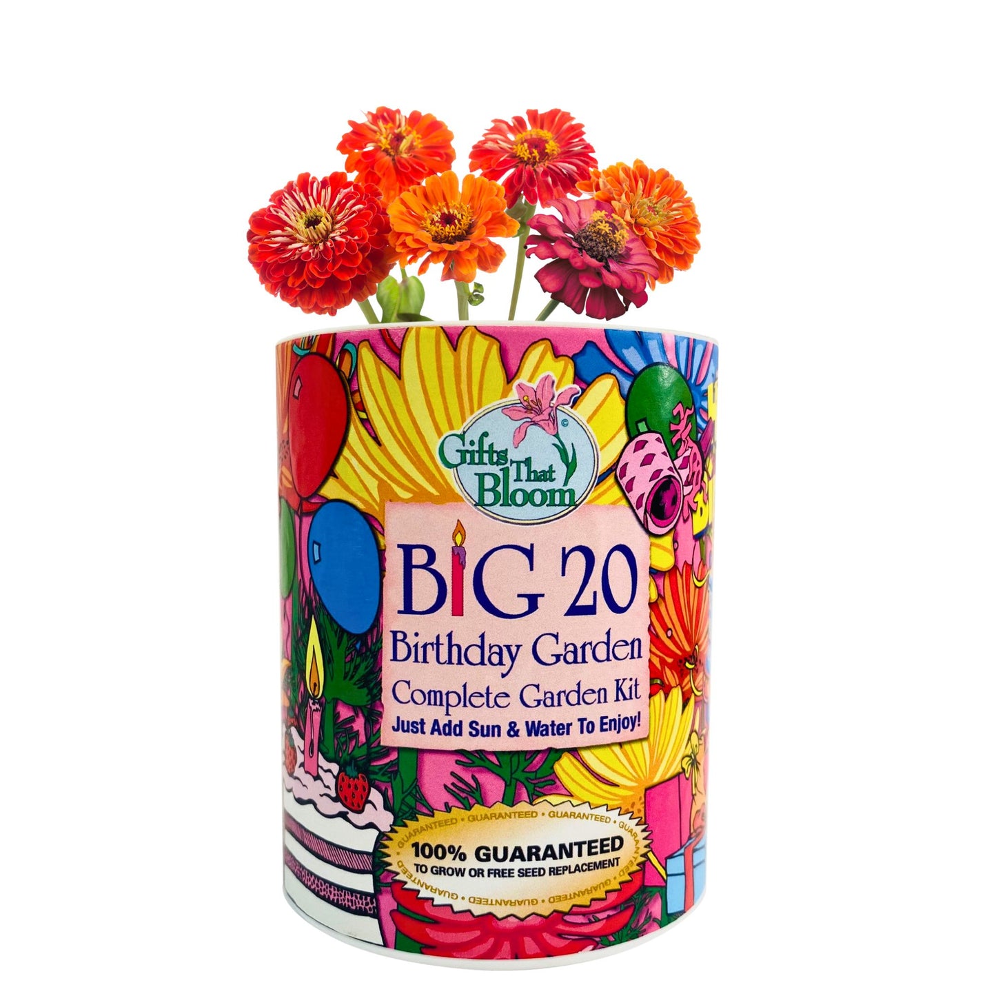 Big 20 Birthday Garden Grocan Seed Kit