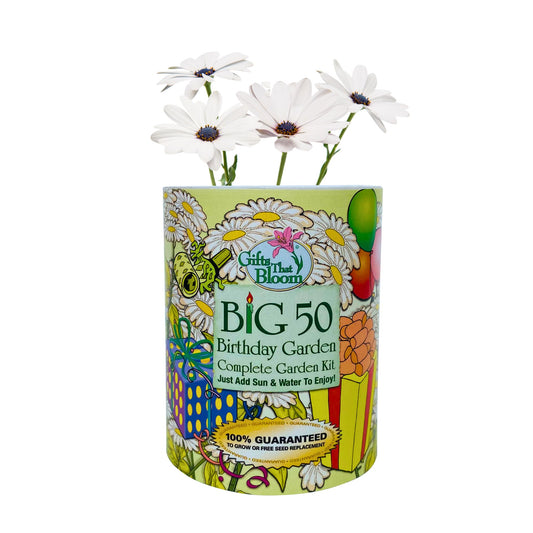 Big 50 Birthday Garden Grocan Seed Kit