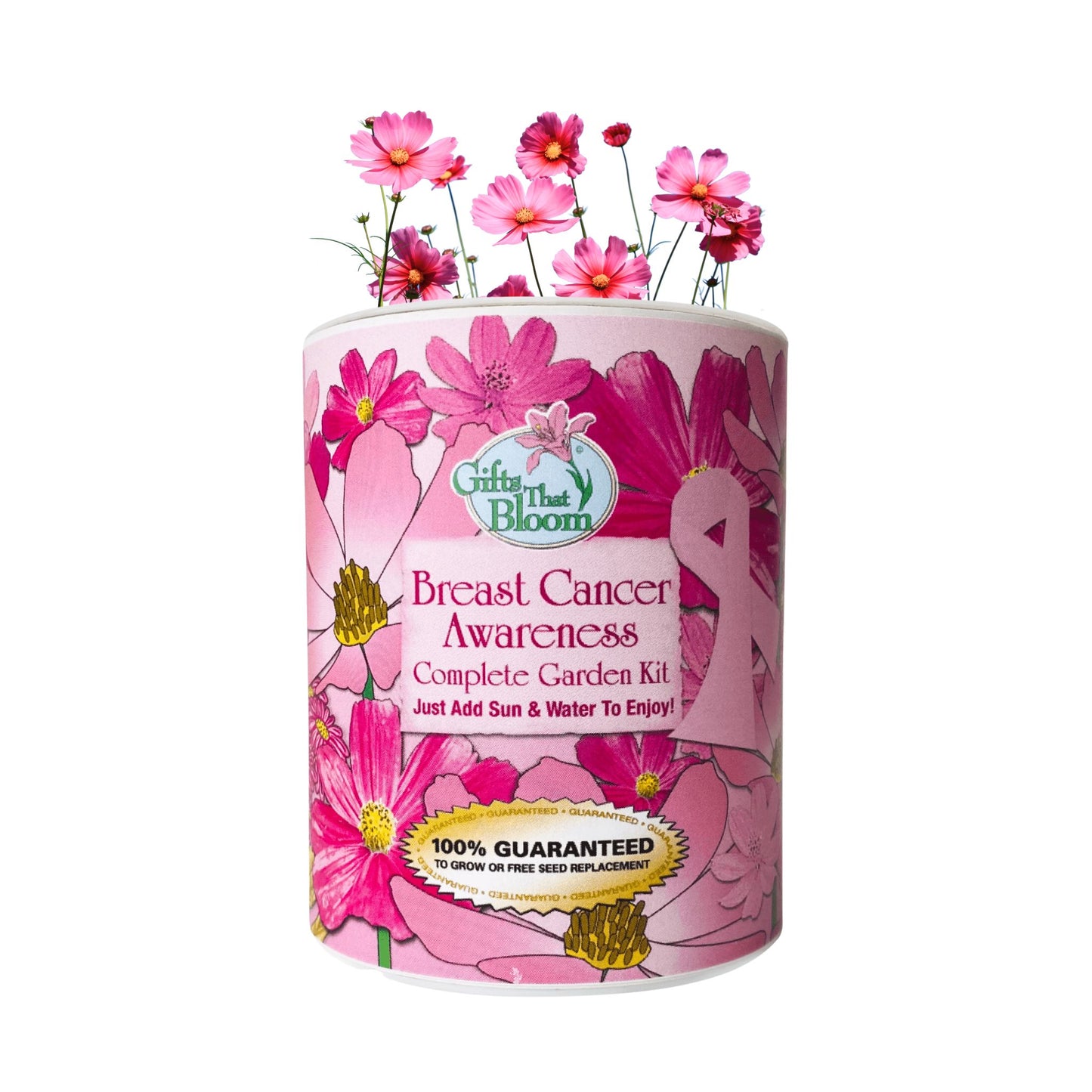 Breast Cancer Awareness Garden Grocan Seed Kit