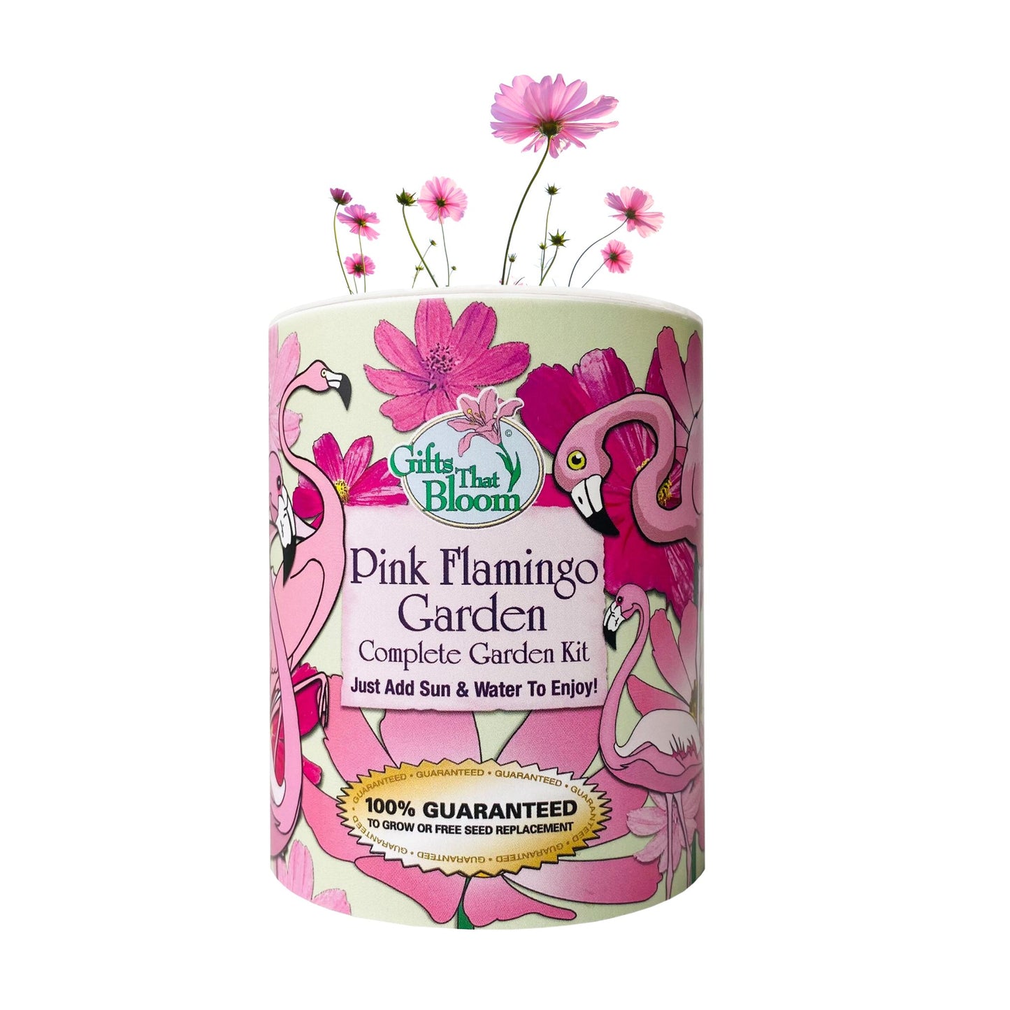 Pink Flamingo Garden Grocan Seed Kit