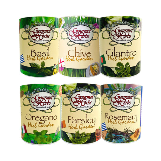 Gourmet Herbs Grocan Pre-Pack #1 Seed Kits