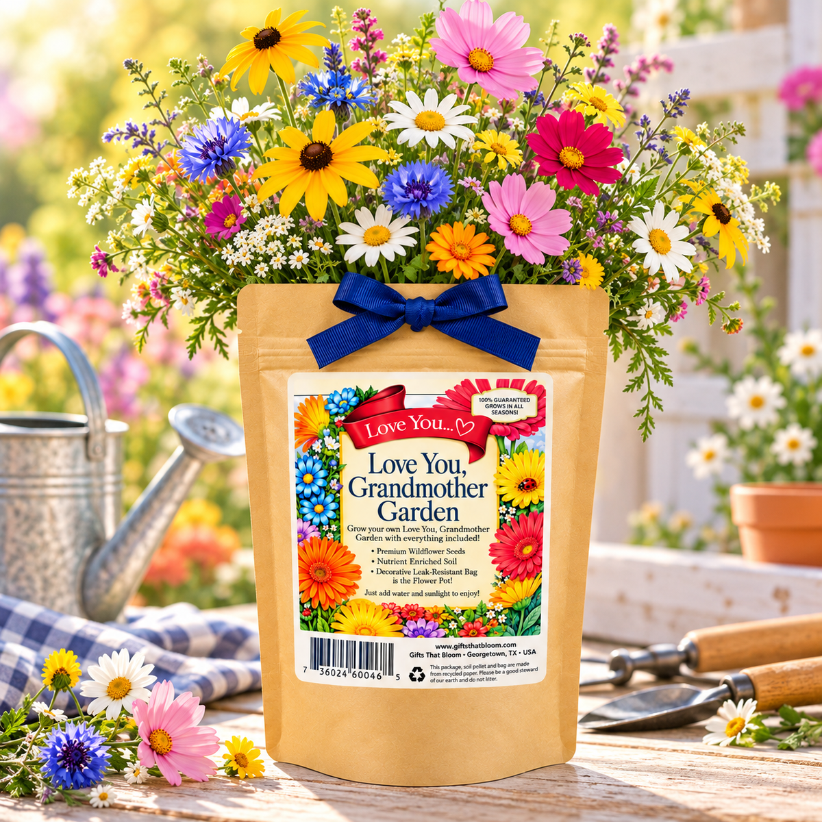Love You Grandmother Garden Grobag Seed Kit