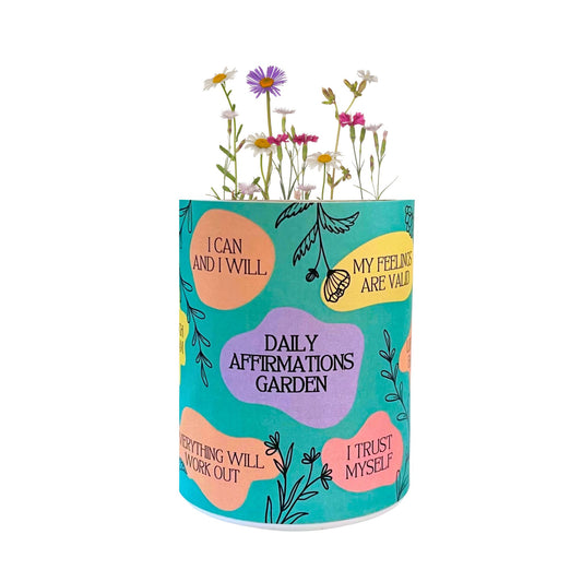 Daily Affirmations Garden Grocan Seed Kit