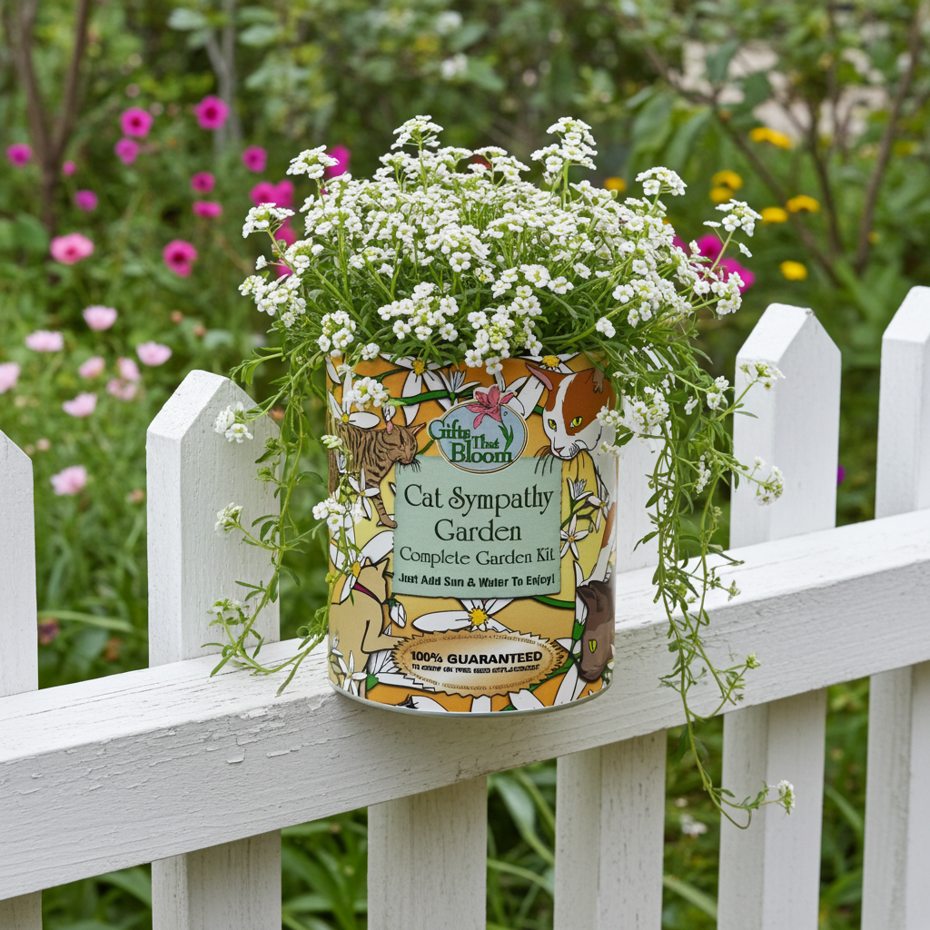 Cat Sympathy Garden Grocan Seed Kit
