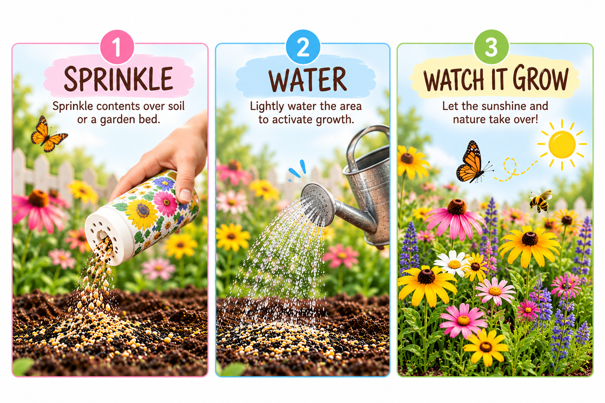 Happy Mother's Day Shaker Garden Seed Kit