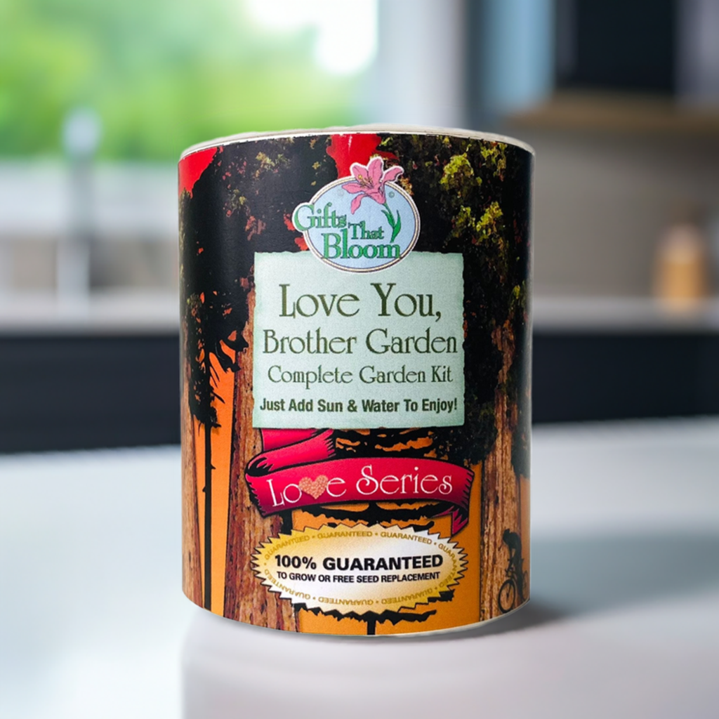 Love You Brother Garden Grocan Seed Kit