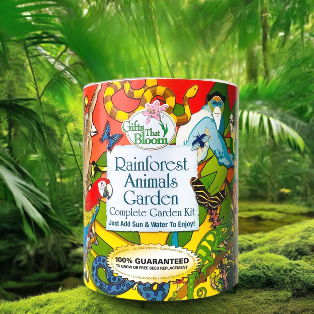 Rainforest Animals Garden Grocan Seed Kit