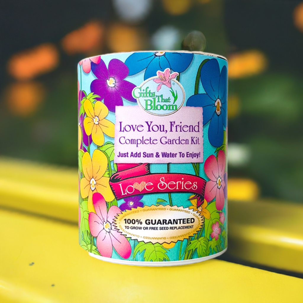 Love You Friend Garden Grocan Seed Kit