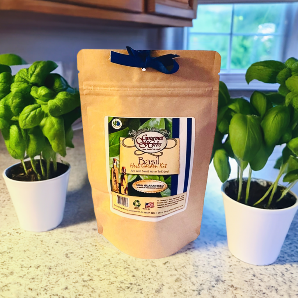 Basil Herb Garden Grobag Seed Kit