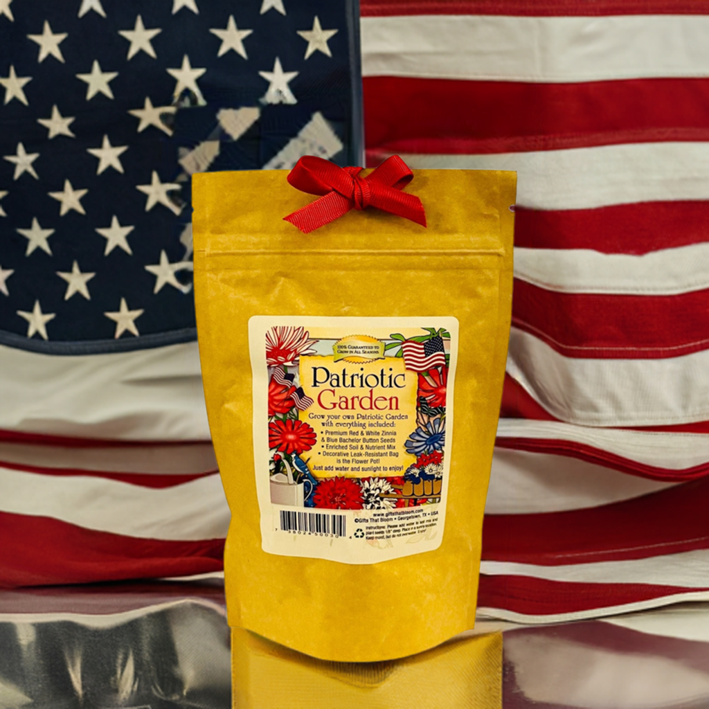 Patriotic Garden Grobag Seed Kit
