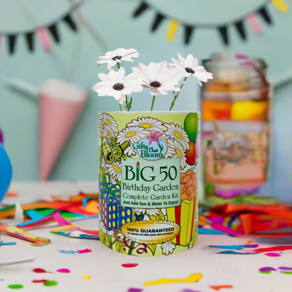 Big 50 Birthday Garden Grocan Seed Kit