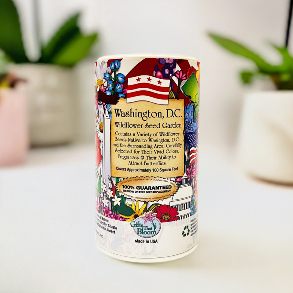 Washington D.C. Garden Shaker Can Seed Kit