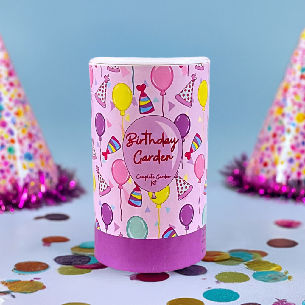 Birthday Garden Shaker Can Seed kit