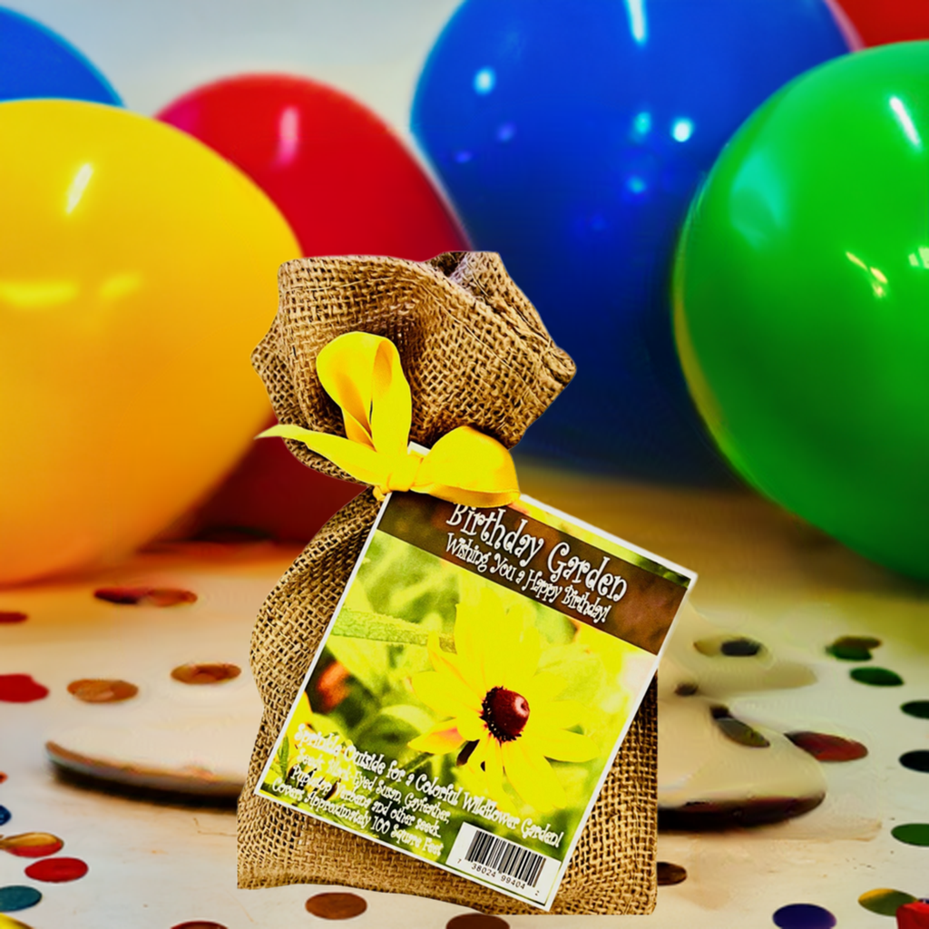Birthday Burlap Garden Seed Kit