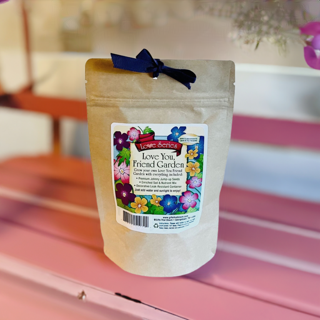 Love You Friend Garden Grobag Seed Kit
