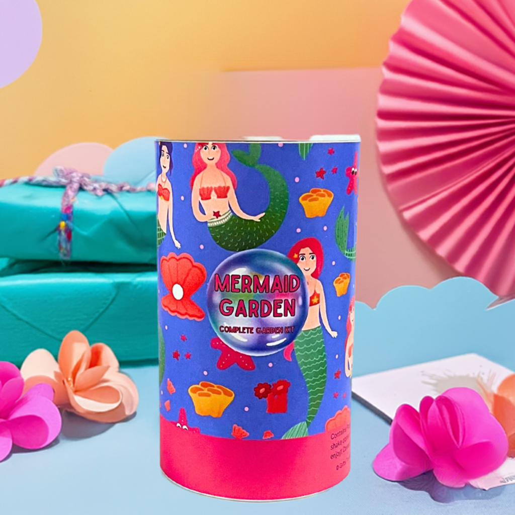 Mermaid Garden Shaker Can Seed Kit