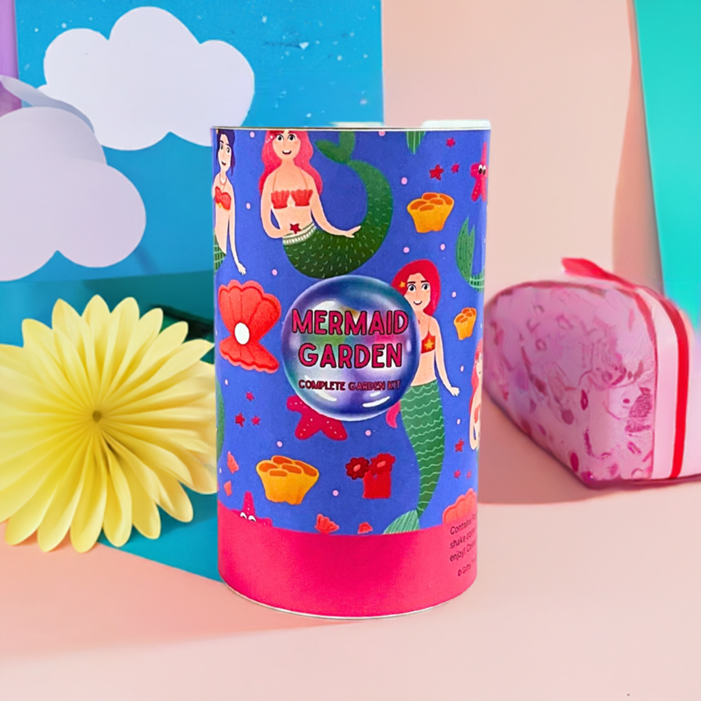 Mermaid Garden Shaker Can Seed Kit
