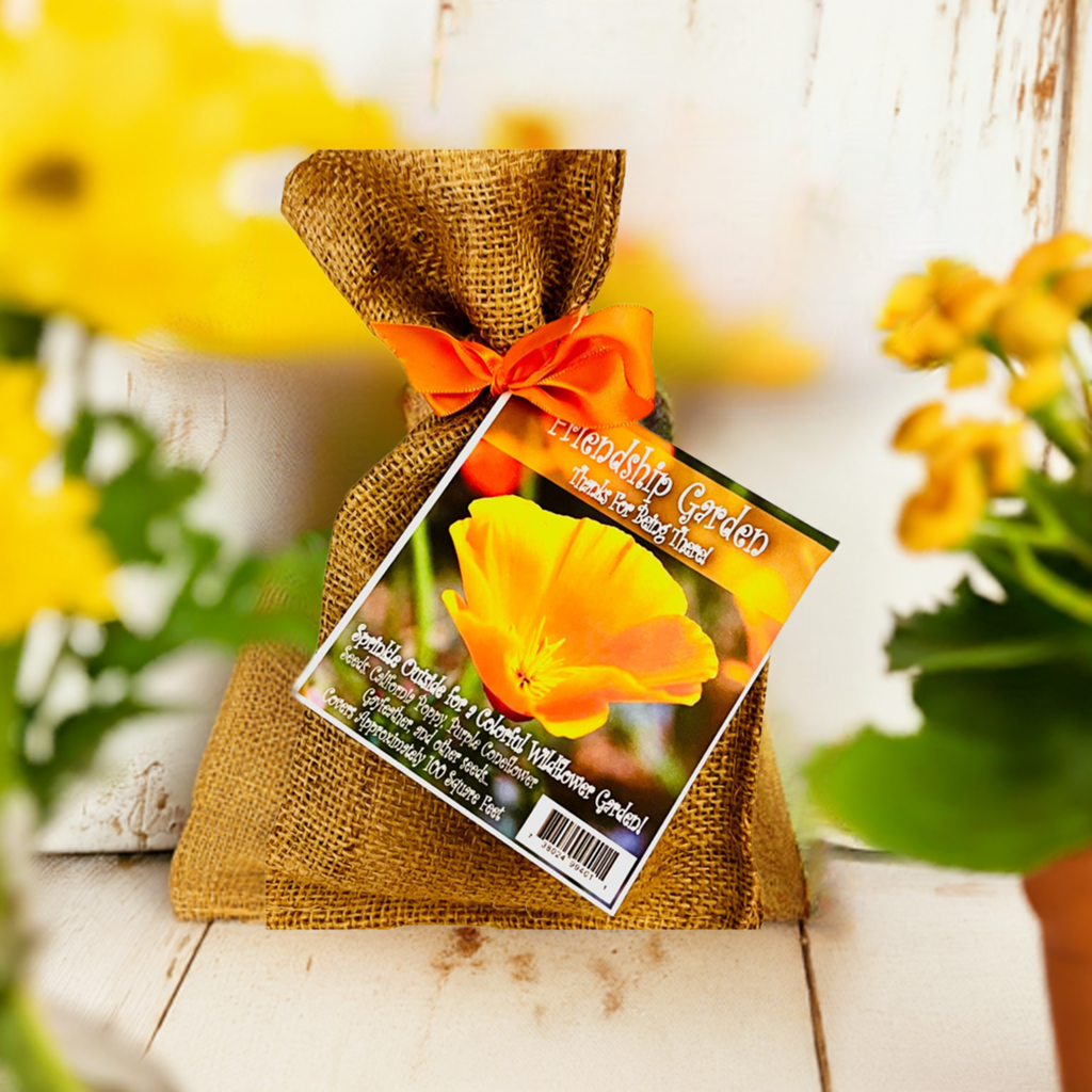 Friendship Garden Seed Kit in Burlap Bag