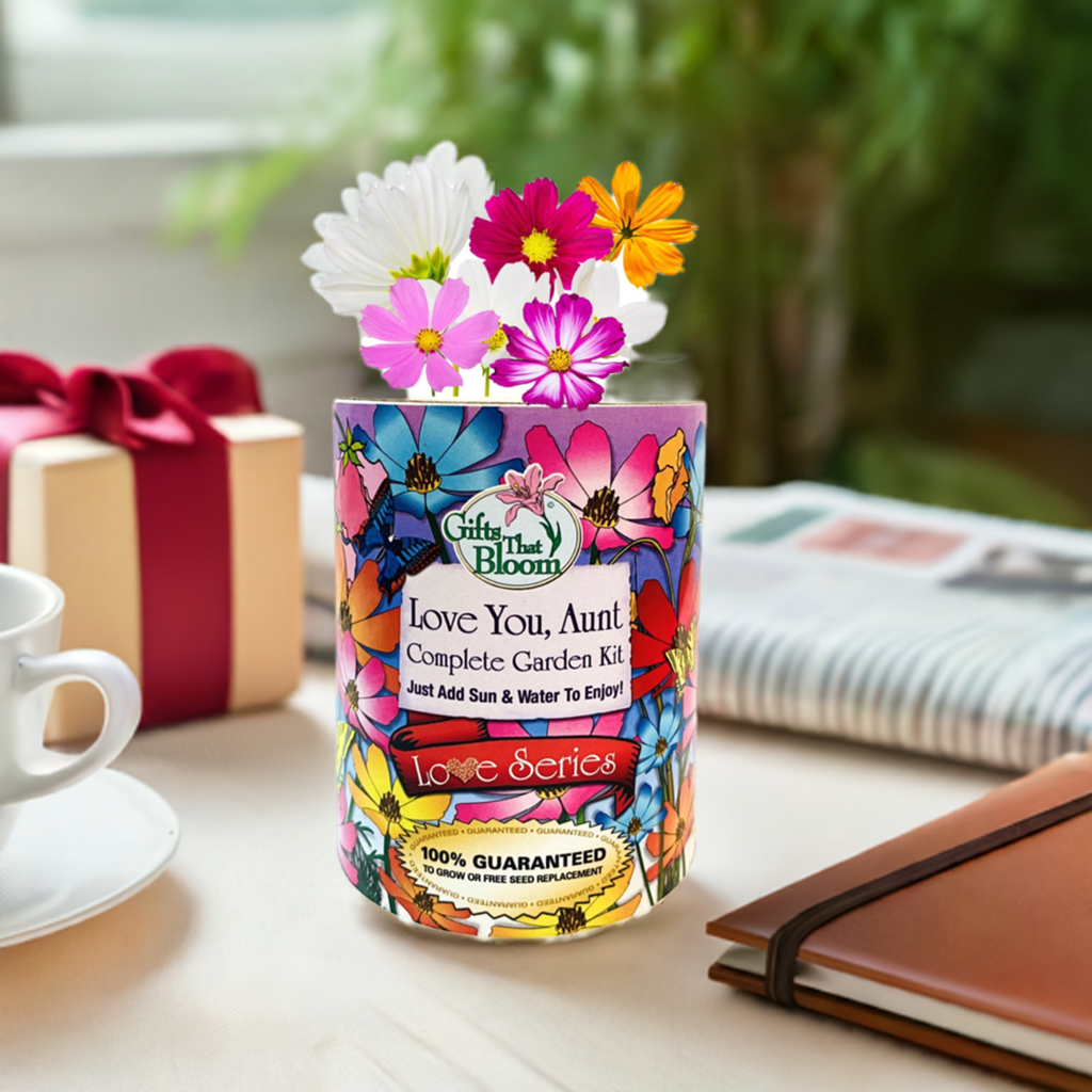 Love You Aunt Garden Grocan Seed Kit