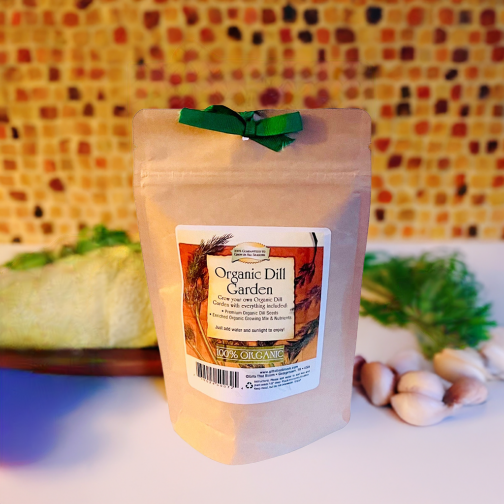 Organic Dill Herb Garden Grobag Seed Kit