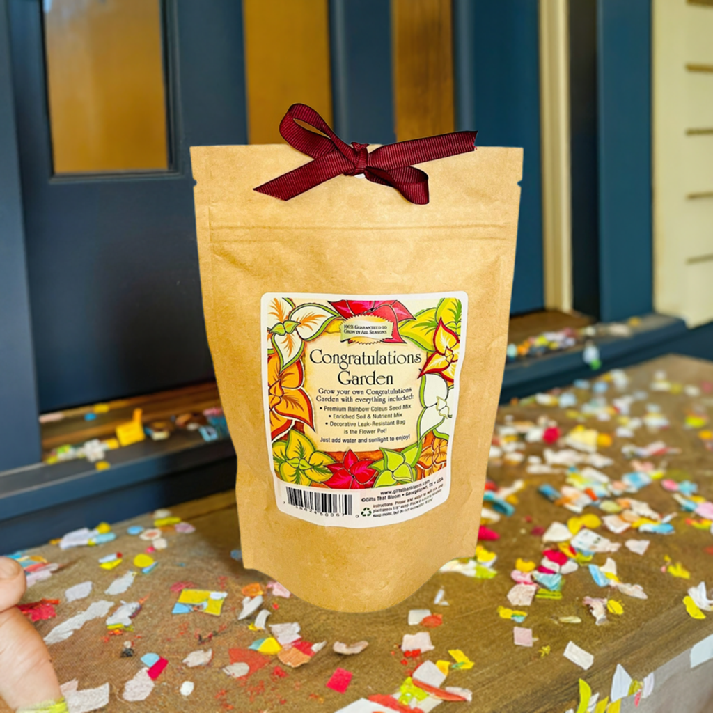 Congratulations Garden Grobag Seed Kit