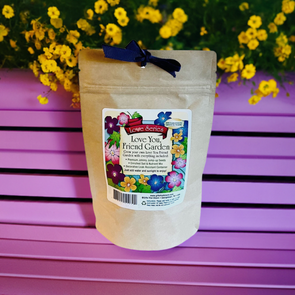 Love You Friend Garden Grobag Seed Kit