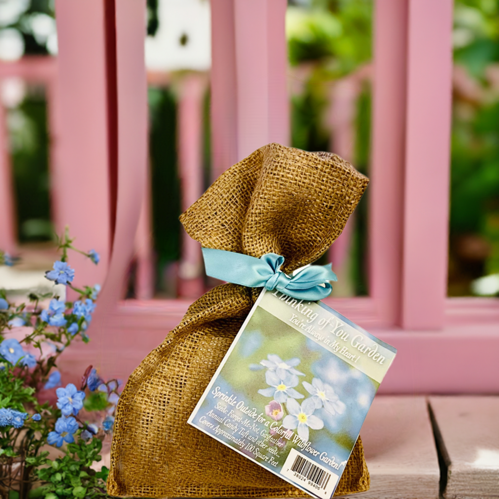 Thinking of You Garden Seed Kit in Burlap Bag