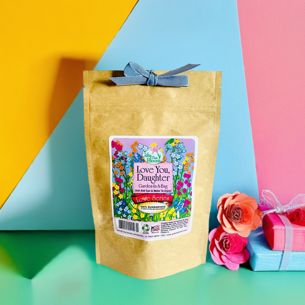 Love You Daughter Garden Grobag Seed Kit