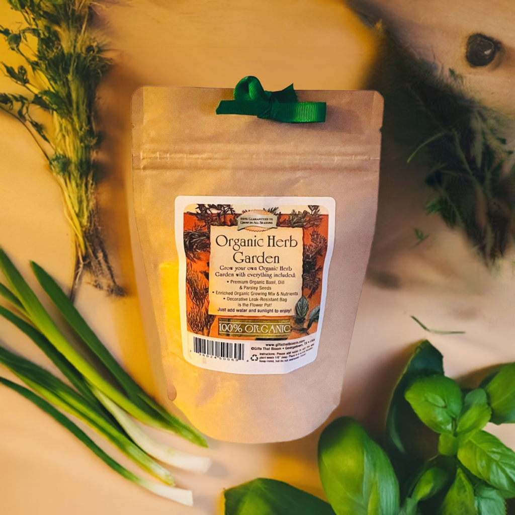 Organic Herb Garden Grobag Seed Kit