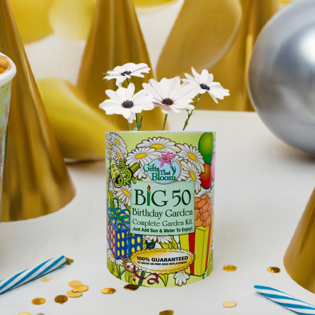 Big 50 Birthday Garden Grocan Seed Kit