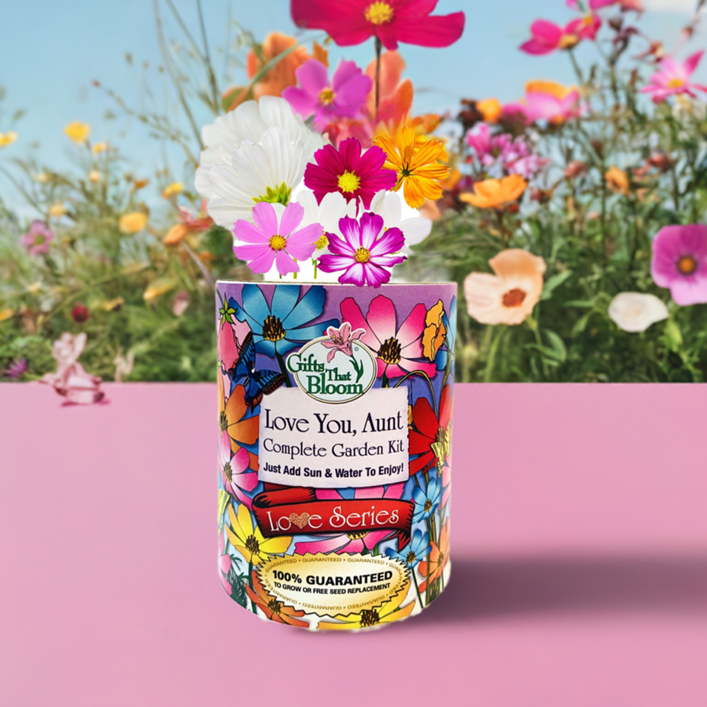 Love You Aunt Garden Grocan Seed Kit