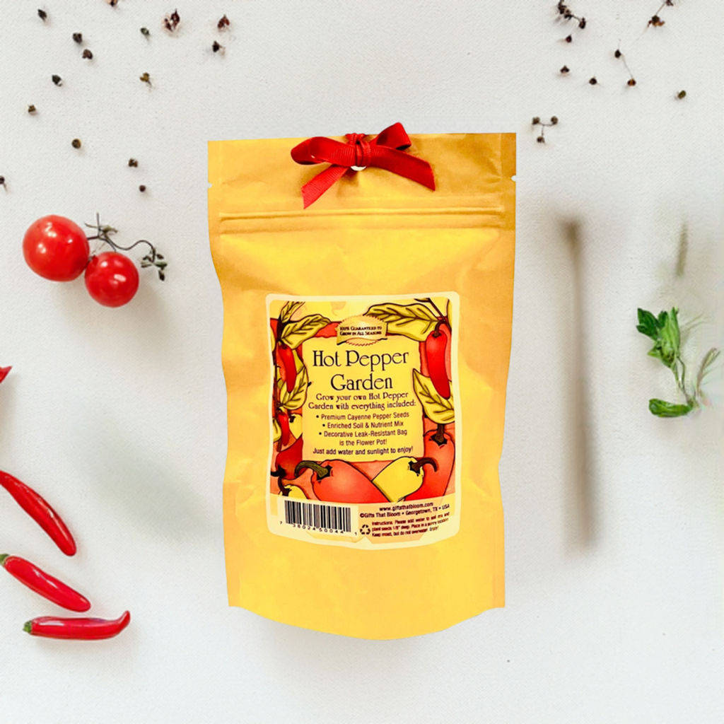 Hot Pepper Garden Grobag Seed Kit