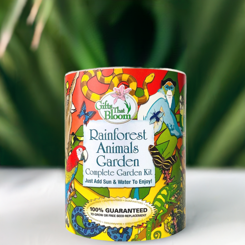 Rainforest Animals Garden Grocan Seed Kit