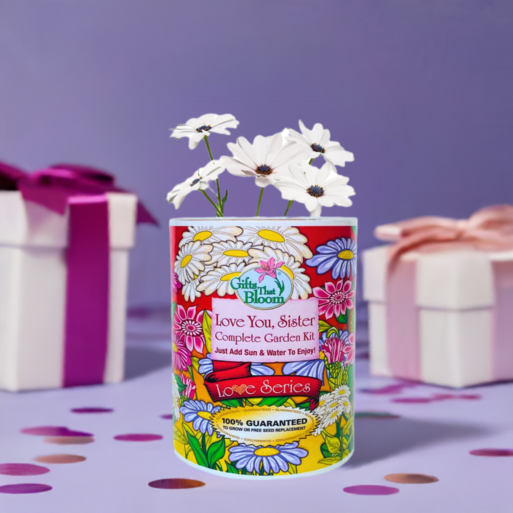 Love You  Sister Garden Grocan Seed Kit