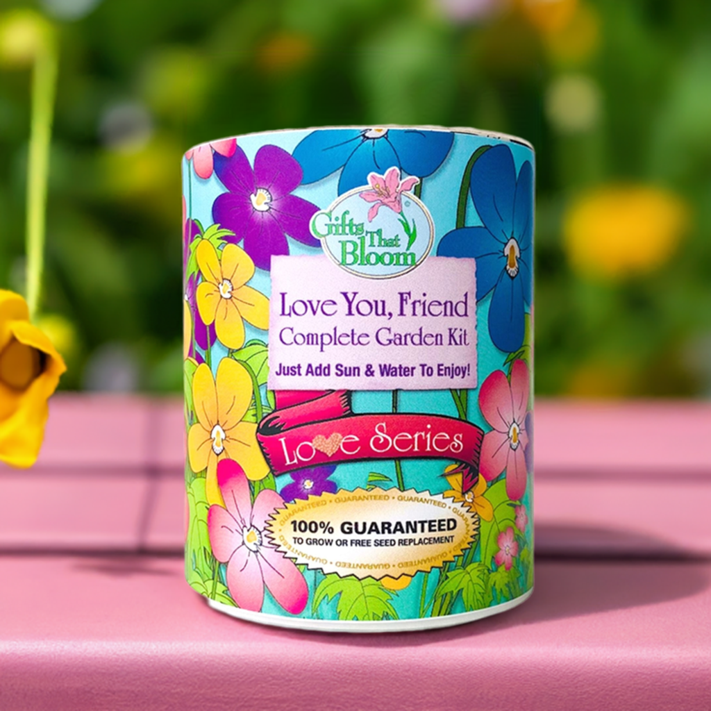 Love You Friend Garden Grocan Seed Kit