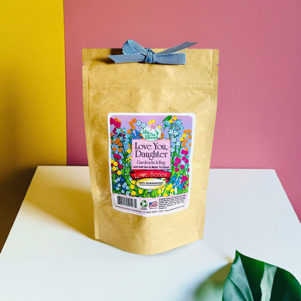 Love You Daughter Garden Grobag Seed Kit