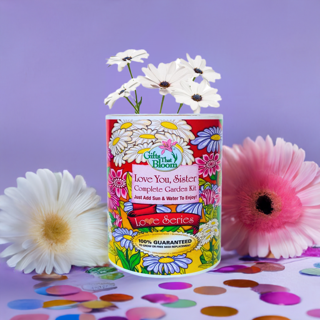 Love You  Sister Garden Grocan Seed Kit