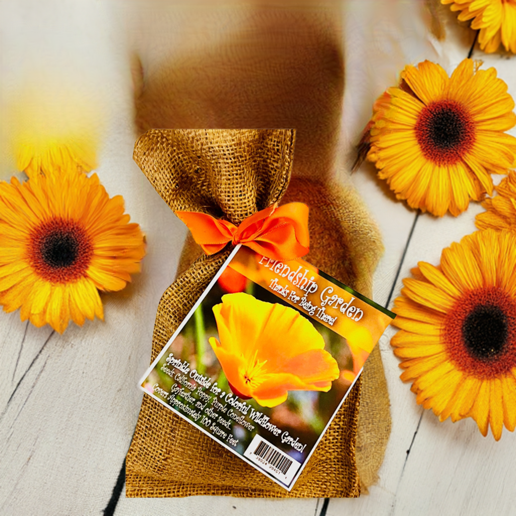 Friendship Garden Seed Kit in Burlap Bag