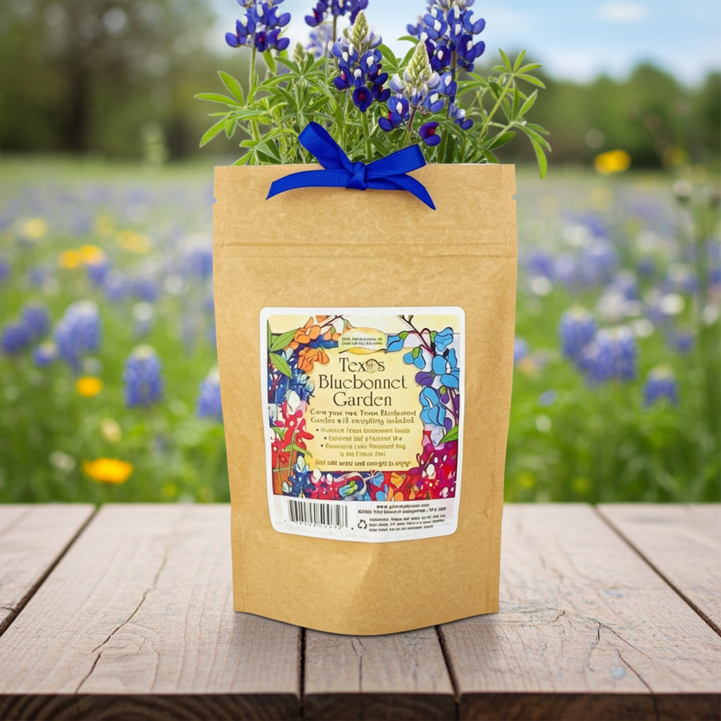 Texas Bluebonnet Garden Grobag Seed Kit