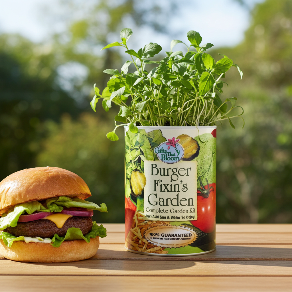 Burger Fixin's Garden Grocan Seed Kit