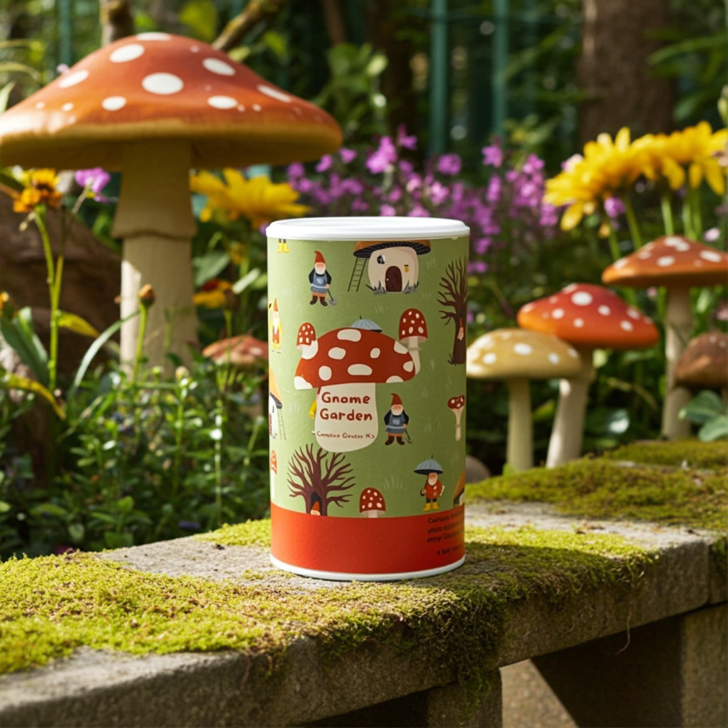 Gnome Garden Shaker Can Seed Kit