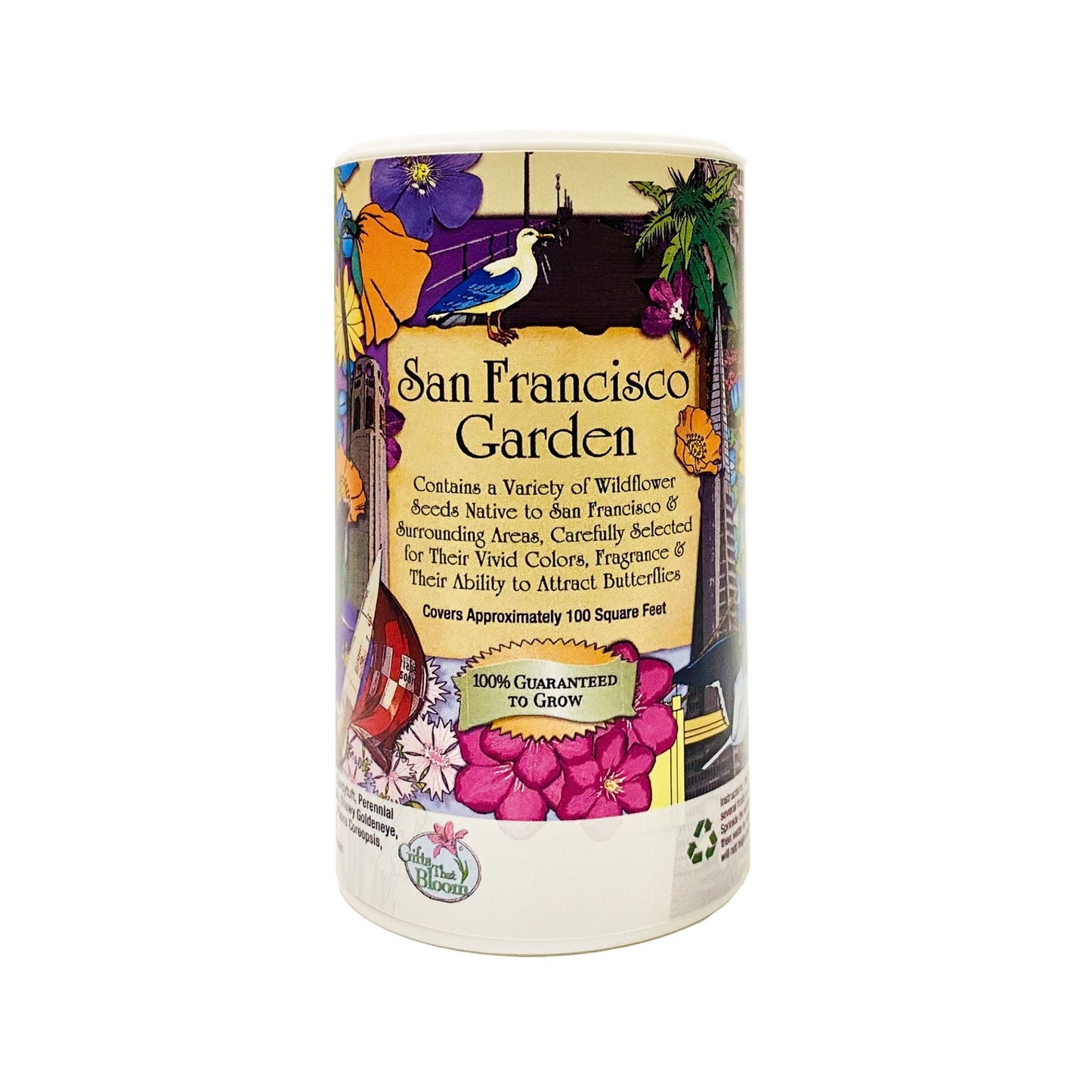 San Francisco Garden Shaker Can Seed Kit