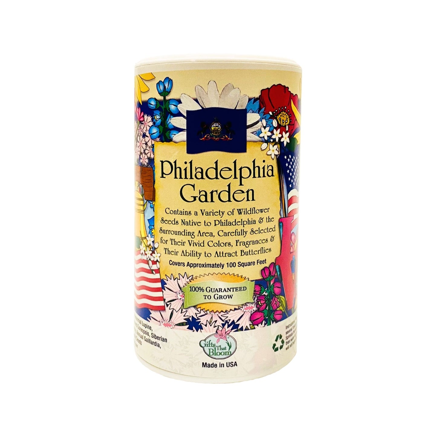Philadelphia Garden Shaker Can Seed Kit